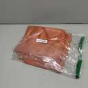 BGment Terracotta Blackout Curtains for Small Window - 34 x 40 inch Short Curtains Privacy Thermal Insulated Room Darkening Rod Pocket and Back Tab Fall Drapes for Kitchen/Cafe/Bedroom, 2 Panels