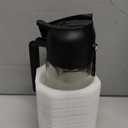 TrendPlain 16oz/470ml Glass Olive Oil Sprayer for Cooking  2 in 1 Olive Oil Dispenser Bottle for Kitchen Gadgets and Air Fryer Accessories, Salad, BBQ - Black