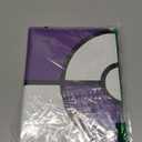 Card Binder 4 Pocket, Trading Card Holder Fits 400 Cards with 50 Removable Sleeves, Large Capacity & Waterproof Zipper Album Holder for Trading Card Collector, Portable Collection Card Album for Cards (Purple)