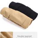 Women's Wireless Strapless Bandeau Bra Tube Top Unlined Bralette (Large, Black)