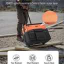 VEVOR 20" Rolling Tool Bag, 110 lbs Load Capacity, 27 Pockets Heavy Duty Roller Tool Bag on Wheels, Adjustable Telescoping Handle & Stable Base, Toolbag Organizers w/Wheels for Construction, Mechanic