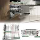 DD82-01385B Center Dishrack Assembly Compatible with samsung DW80R2031US DW80N3030US DW80CG4021SR DW80CG4051SR etc Dishwashers, Replace Number: 4978666 AP6807483 PS12593054 EAP12593054 