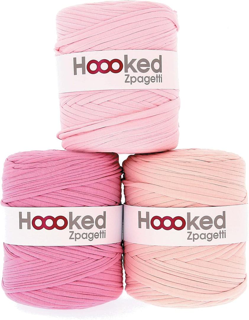 Hoooked Zpagetti Yarn-Cherry Blossom