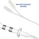 Discount TENS - Adjustable Anal Probe Electrode for TENS, EMS, E-Stim, Electro Stim Units – Pelvic Floor Exerciser, Prostate Stimulator, Stainless Steel & Bio-Plastic with 2mm Pin Connector. Model A1