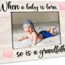 First Time Grandfather Gift, Grandpa Picture Frame for New Baby 8x10