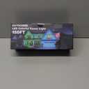 150FT Permanent Outdoor RGB Lights - Waterproof Smart LED Eaves Lights with App/Remote Control, Music Sync & DIY Scenes, Perfect for Christmas, Halloween, Parties & Daily Decor, Ideal for House Roof