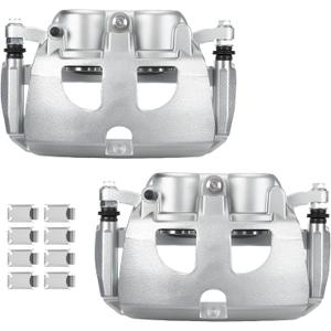 GEARLAST Rear Left & Right Brake Caliper With Bracket Rear Brake Caliper Compatible with Dodge Ram 2500 Ram 3500 2011-2018, Dodge Ram 2500 Ram 3500 2009-2010, 18-B5174 18-B5175