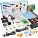 KEYESTUDIO Micro:bit Basic Starter Kit for Teens & Beginners - Electronics Learning Kit with Sensors, LEDs & Tutorials | STEM Education Projects for Coding(Micro:bit Included)