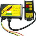 Wireless Crane Remote Control 12-36V, 656FT Wireless Control, Dump Trailer Controller, Industrial Hoist Truck Up Down Switch, Up Down Switch Control with Emergency Stop