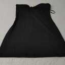 Milumia Women's Metal Decor Strapless Bodycon Mini Dress Tube Top Dress Party Club (Black)