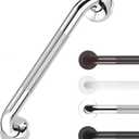 Anti Slip Grab Bars for Shower Polished Nickel
Textured Shower Grab Bars for Seniors, Holds up to 500LBs, Knurled Handicap Grab Bars for Wall, Concealed Screws, 12 Inch