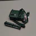 DEWENWILS 40 FT Total, Outdoor Extension Cord 1 to 3 Splitter for Christmas Lights, 3 Prong Outlets Plugs, Max 28ft End to End 16/3C SJTW Weatherproof Wire for Outdoor String Lights, ETL Listed (Green)