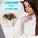 Glooarm 2 Pairs Fingerless Gloves for Women Men Winter Thick Caremere Warm Knit Stretchy Unisex Adults (Medium, Black, White)