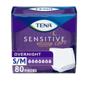 TENA Sensitive Care Overnight Incontinence Underwear for Women Small/Medium, 80 Count