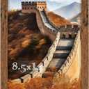Picrit 8.5 x 14 Frame, Photo Frame for Wall Mounting Display, Brown