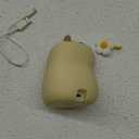 Capybara Night Light Cartoon Silicone Nightlight Rechargeable Bedside Lamp Xmas Birthday Gift for Kid's Room Living Room (Pink)