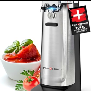 POHL SCHMITT Electric Can Opener with Knife Sharpener and Bottle Opener
