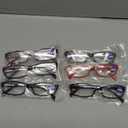 Gaoye Reading Glasses for Women, 6 pack Fashion Readers for Women Men Spring Hinge Eye Glasses, Blue Light Reading Glasses (Black With Bright Flowers Fully Transparent, Black and Red Flowers Fully Transparent, Pink Mosaic Fully Transparent, Red Flowers Semi Transparent, Blue Orange Mosaic Fully Transparent, Black)