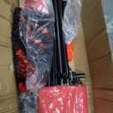 7'x7' Baseball Softball Practice Net with Strike Zone Target Red