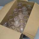 Molain 20 Pcs Plastic Small Cylinder Vases, 7" Tall x 2.1" Diameter Cylinder Vase for Centerpieces MultiUse Flower Vase Bulk Small Clear Flower Container for Wedding Bridal Shower Birthday Living Room