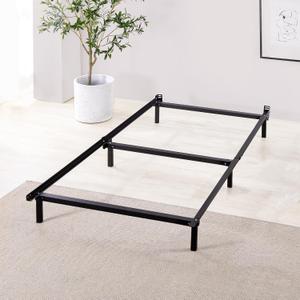 Zinus Michelle Compack 6-Leg Support Bed Frame, for Box Spring and Mattress Set, Twin, Black (AZ-SBF-07T)