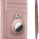 Slim Minimalist Front Pocket Air Tag Wallet, RFID Blocking Card Holder Wallet with Airtag Holder