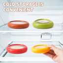 2 x Silicon Avocado, Saver And Tomato, Holder - Set Of 4 Reusable Storage Containers For Fridge - Fresh Pods Food Storage For Garlic, Onions, Lemons,orange