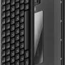 nuphy Air75 V3 Hot Swappable Wireless Mechanical Keyboard, 84 Keys 75% Custom Low Profile Keyboard with Knob, RGB Backlit, Gasket Mounted, Support Bluetooth/2.4GHz/USB-C,Black-Blush Nano