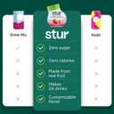 Stur Liquid Water Enhancer | Strawberry Watermelon | Naturally Sweetened | High in Vitamin C & Antioxidants | Sugar Free | Zero Calories | Keto | Vegan | 5 Bottles, Makes 120 Drinks (EXP 06/07/27)