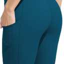 SOCIALA Womens Biker Shorts with Side Pockets Workout Athletic Running Yoga 12" Bike Shorts, Dark Green, Small
