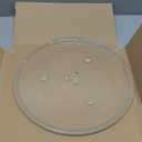 Microwave Glass Plate 13.5 inch F06015Q00AP Replacement for Pana-Sonic Frig-idaire G-E, 13.5 inch Microwave Glass Turntable Plate Replace 5304464116 A06014T00AP WB49X10114 5304509621 by Fetechmate