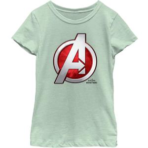 Marvel Girls Avengers Logo T-Shirt (Large)