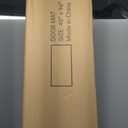 Front Door Mat, Heavy Duty Indoor Outdoor Entrance Door Mat, 72" x 24" Commercial Door Mats for Entryway, Durable Non-Slip Rubber Backing, Low-Profile Welcome Mats for Entry, Gray