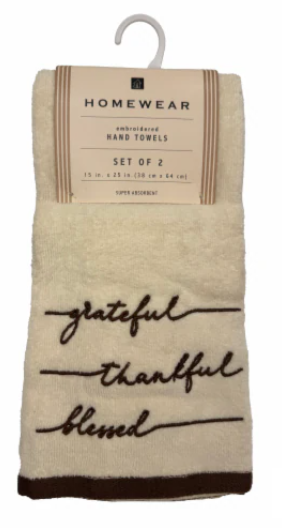 Home Wear Hand Towels Set of 2 15x25