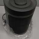 SereneLife Smart Space Heater  1500W Indoor Electric Heater with Thermostat, Remote Control, 12-Hour Timer, Wi-Fi Enabled PTC Ceramic Heating for Home and Office, Gray (5.9" x 5.9" x 9.5")