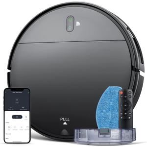 Robot Vacuum and Mop Combo, WiFi/App/Alexa, Robotic Vacuum Cleaner with Schedule, 2 in 1 Mopping Robot Vacuum with Watertank and Dustbin, Self-Charging, Slim, Ideal for Hard Floor, Pet Hair, Carpet Robot Vacuum and Mop Combo, WiFi/App/Alexa, Robotic Vacuum Cleaner with Schedule, 2 in 1 Mopping Robot Vacuum with Watertank and Dustbin, Self-Charging, Slim, Ideal for Hard Floor, Pet Hair, Carpet