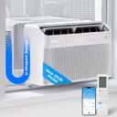 Midea 8,000 BTU U Shaped Smart Inverter Window Air Conditioner - Cools 350 Sq Ft, Ultra Quiet with Open Window Operation - Alexa/Google Assistant Compatible, 37% Energy Savings, Remote (2026 Edition)