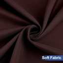 homing Rectangle Table Cloth Cover, Waterproof Polyester Elastic Fitted Tablecloth, Fits for 6 Foot Folding Tables, Washable Table Protector for Picnic, Camping, Outdoor (Coffee, 30" x 72")