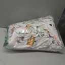 JSD Car Toddler Bedding Set, 4 Piece Bed-in-a-Bag Toddler Microfiber Comforter Sheet Set, All Season Machine Washable