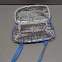 Lunch Bag Colorful Blocking Texture Small Insulated Lunch Box Leakproof Tote Bag with Handle Geometric Style Portable Reusable Cooler Meal Prep Organizer for Work Picnic Office Travel Beach Sports 