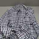 Cromoncent Mens Long Sleeve Oxford Button Down Shirts Casual Dress Shirt for Men,100% Cotton,Plaid/Stripes Shirts XL