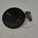 GPX PC332B Portable CD Player with Anti-Skip Protection, FM Radio and Stereo Earbuds - Black