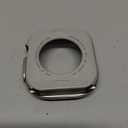 Amizee 2 in 1 Metal Case Compatible with Apple Watch Ultra 3/2/1 49mm with Back Cover, Rugged Shockproof Protective Bumper Cover for iWatch 49mm, Titanium