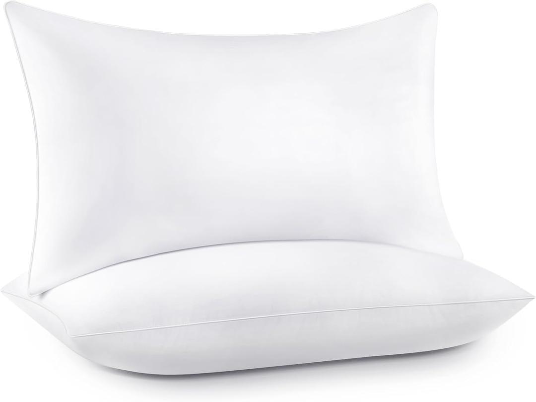 2Lc White Pillows For Bed 20x36