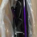 BlessReach Heavy-Duty Aluminum Rolling Walker - Foldable Rollator Walkers with Seat for Seniors, 450 lb Capacity, 8'' Wheels, 18" Big Seat, 6-Position Adjustable Height(Purple)