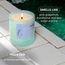 Boy Smells Spa Water Scented Candle 8.5oz Pink Grapefruit, Eucalyptus & Sandalwood Fresh Aquatic Soy Wax Candle
