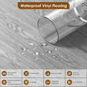 DEXDE Peel and Stick Vinyl Plank Flooring, 36-Pack 54 Sq.Ft Waterproof Self-Adhesive Vinyl Floor Tiles, Natural Wood Grain Texture Heavy Duty for Kitchen, Bathroom, RV & DIY Home Decor, Gray