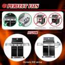 7524 Grill Grates for Weber Genesis 300 Series, 19.5" x 12.9", 2 Pack