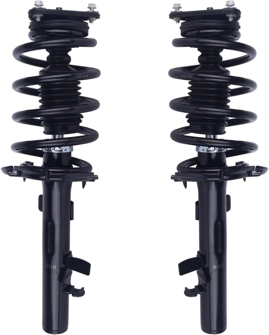 Autoround 172751 172750 Front Complete Shock Absorber Compatible with Ford Escape 2014 2015 2016 2017 2018 2019, Left & Right Struts with Coil Spring Assembly