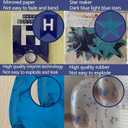 20th Blue Birthday Party Decorations for Boy Girl Men Women, Happy 20th Birthday Banner, 20 Number Balloons, Blue Star Streamers, Hanging Swirls